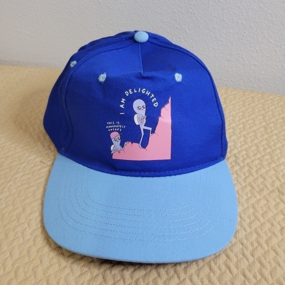 Strange planet blue web comic alien hat